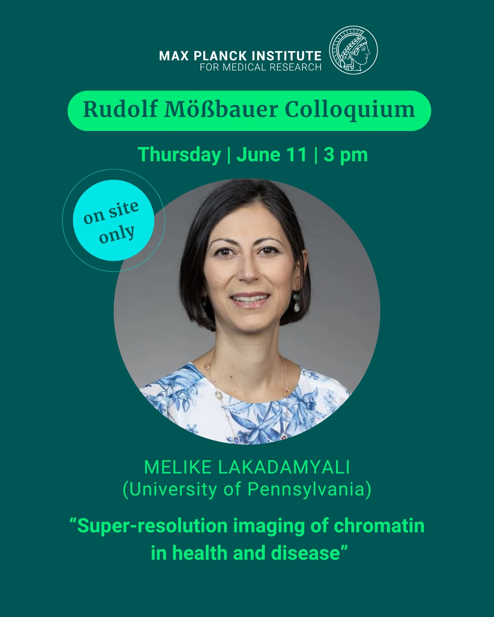 26 06 11 Rudolf Mößbauer Colloquium Melike Lakadamyali